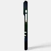 White Dahlia Blume Personal Initials Case Mate SA (Rückseite / Links)