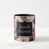 WHITE DAHLIA FLORAL ELEGANT TASSE (Zentrum)