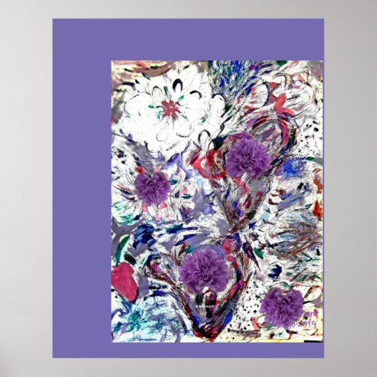 White Dahlia Poster (Vorne)