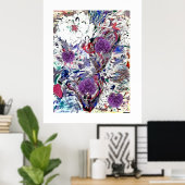 White Dahlia Poster (Heimbüro)