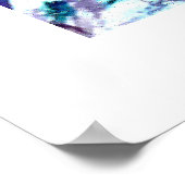 White Dahlia Poster (Ecke)