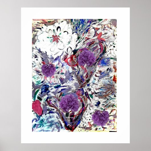 White Dahlia Poster (Vorne)