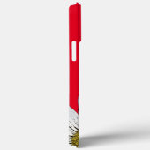 White Daisical Whimsical Floral Red Case-Mate iPhone Hülle (Rückseite / Rechts)