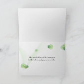 White Daisies 105th Birthday Card Karte (Innenseite)
