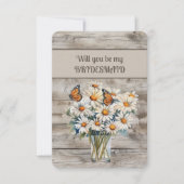 White Daisies and Monarch Butterflies Western (Vorderseite)