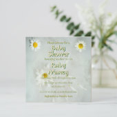 White Daisies Baby Shower (Stehend Vorderseite)