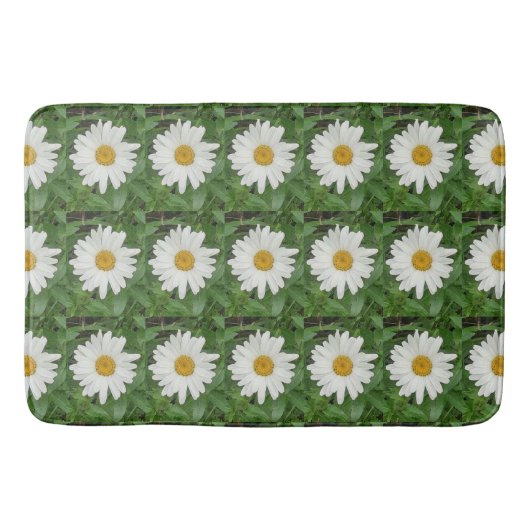 White Daisies Badematte (Vorderseite)