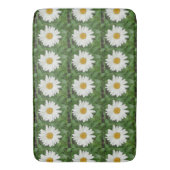 White Daisies Badematte (Vorderseite Vertikal)
