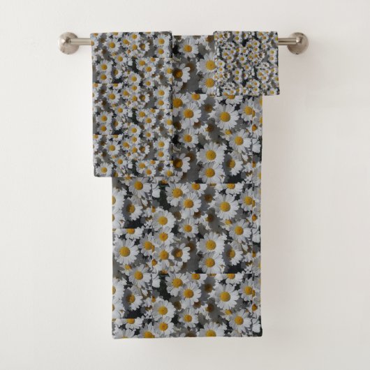 White Daisies Badhandtuch Set (Insitu)