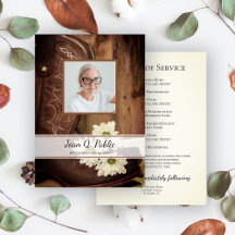 White Daisies Cowboy Boots Western Begräbnisdienst