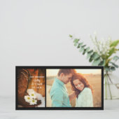 White Daisies Cowboy Boots Western nur verheiratet Ankündigung (Stehend Vorderseite)