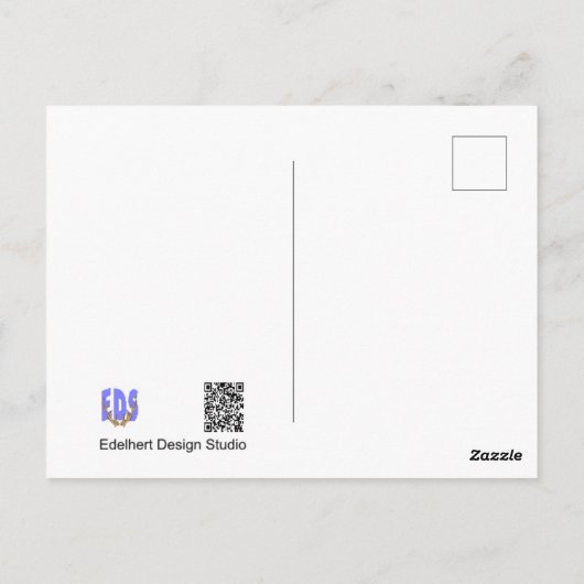 White Daisies Cust. Farbe wird bald gut auf Postka Postkarte (Rückseite)