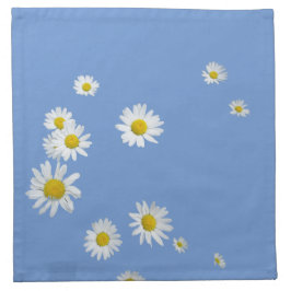 White Daisies Cust. Farbtuch Napkins Serviette