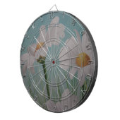 WHITE DAISIES DARTSCHEIBE (Vorderseite rechts)