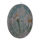 WHITE DAISIES DARTSCHEIBE (Vorderseite Links)