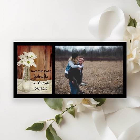 White Daisies Flaschenhaube Hochzeit retten das Da Save The Date