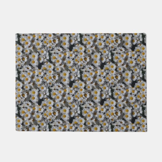 White Daisies Fußmatte (Vorderseite)