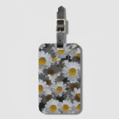 White Daisies Gepäckanhänger (Vorderseite Vertikal)