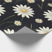 White Daisies Geschenkpapier (Ecke)
