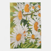 White Daisies Geschirrtuch (Vertikal)