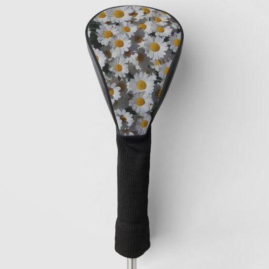 White Daisies Golf Headcover (Vorderseite)