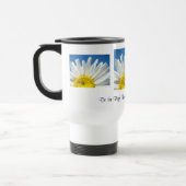 White Daisies Kaffee Mugs Blue Himmel Richtiges Di Reisebecher (Links)