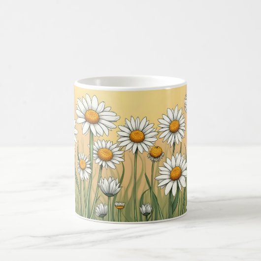 White Daisies Kaffeetasse (Mittel)