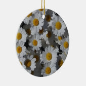 White Daisies Keramik Ornament (Rechts)