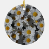 White Daisies Keramik Ornament (Hinten)