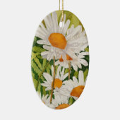 White Daisies Keramik Ornament (Rechts)
