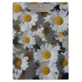 White Daisies Klemmbrett (Vorderseite)