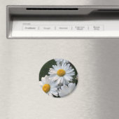 White Daisies Magnet (In Situ (Geschirrspüler))