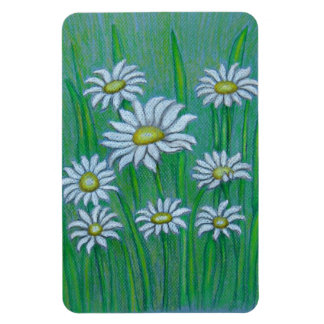 White Daisies Magnet