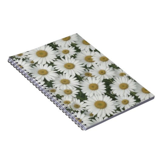White Daisies Notizblock (Rechte Seite)