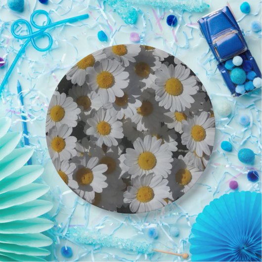 White Daisies Pappteller (Party)