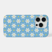 White Daisies Pattern Custom Background iPhone Hülle (Rückseite (Horizontal))
