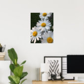 White Daisies Poster (Heimbüro)