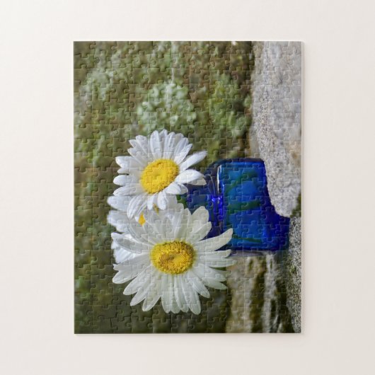 White Daisies Puzzle (Vertikal)
