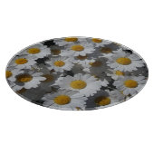 White Daisies Schneidebrett (Ecke)