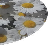 White Daisies Schneidebrett (Ecke)