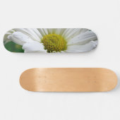 White Daisies Skateboard (Horizontal)