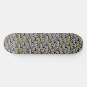 White Daisies Skateboard (Horizontal)