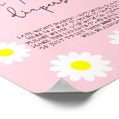 White Daisies \ Spate night diapers Spiel Poster (Ecke)