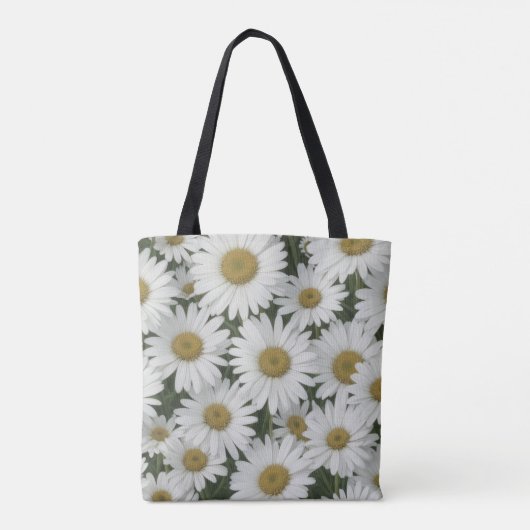 White Daisies Tasche (Rückseite)