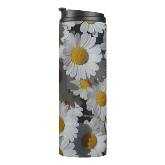 White Daisies Thermosbecher (Nach rechts gedreht)