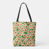 White Daisies Tote Bag Tasche (Rückseite)