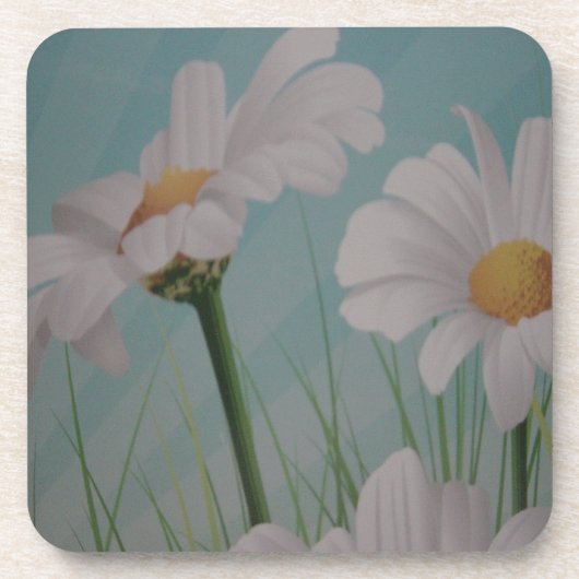 WHITE DAISIES UNTERSETZER (Vorderseite)