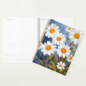 White Daisies Watercolor Flowers Painted Planer (Anzeige)