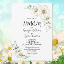 White Daisies Wedding