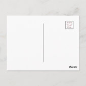 White Daisies Wreath Watercolor Budget Vielen Dank Postkarte (Rückseite)